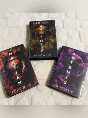 The Broken Binding - Project Hail Mary, The Martian, Artemis - Signed Hardcovers